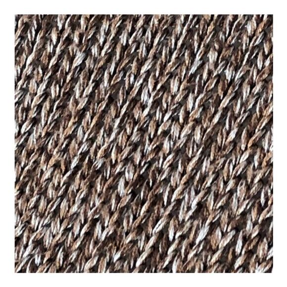 Corbin Collection 100% Silk Brown Blue Turtleneck Sweater Medium - Picture 4 of 16